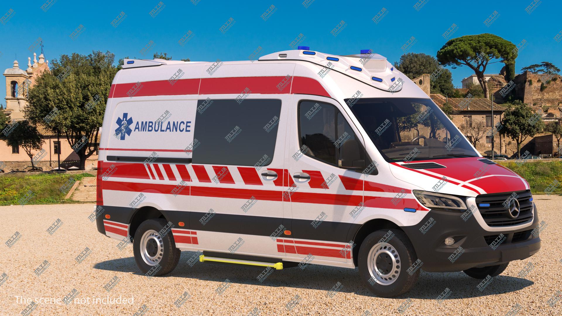 images/goods_img/20210313/3D Paramedic Mercedes Benz Sprinter Ambulance/2.jpg